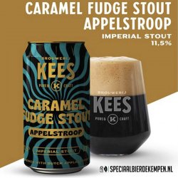 Brouwerij Kees Caramel Fudge Stout Appelstroop - Café De Stap