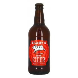 Saxby's Plum Cider 3,8% Vol. 12 x 50 cl EW Flasche England - Pepillo