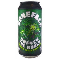 Boneface Unf*ck The World Double IPA --> 3378 - Hopshop