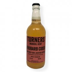 TURNERS  RHUBARB CIDER  4% - Fuggles Bottle Shop