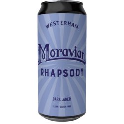 Westerham Moravian Rhapsody Dark Lager Gluten Free 440ml (4.5%) - Indiebeer