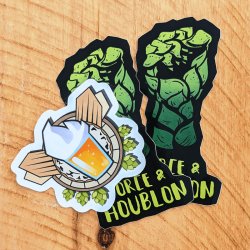 STICKERS CLASSICS - Une bière et Jivay