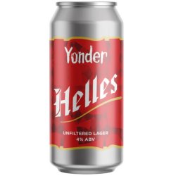 Yonder Helles Lager 440ml (4%) - Indiebeer