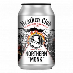 Northern Monk- Heathen Club Clubhouse Hazy Pale 4.6% ABV 330ml Can - Martins Off Licence