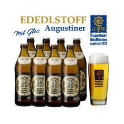 Augustiner Bierpaket Edelstoff mit original Willibecher - Biershop Bayern
