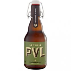 Bière PVL Triple 33 cl - Triple Ale Flandres 8.5% - Brasserie du Pavé - Bières du Nord