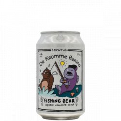 De Kromme Haring – Fishing Bear - Rebel Beer Cans