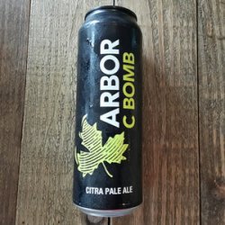 Arbor  C Bomb  Citra Pale Ale - Beer No Evil