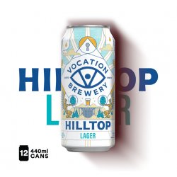 Vocation Hilltop Lager  4.3% ABV 440ml - Vocation