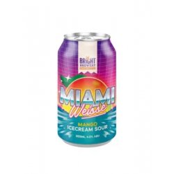 Bright Brewery Miami Weisse Mango Ice Cream Sour