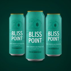 Thornbridge Bliss Point, 5% Hazy American Pale Ale 12 x 440ml cans - Thornbridge Brewery