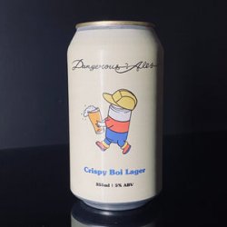 Dangerous Ales, Crispy Boi Lager, 355ml - My Beer Dealer