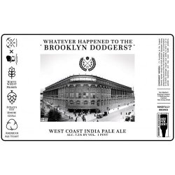 Twin Elephant Brewing Co. Whatever Happened To the Brooklyn Dodgers? 4 pack 16 oz. Can - Petite Cellars