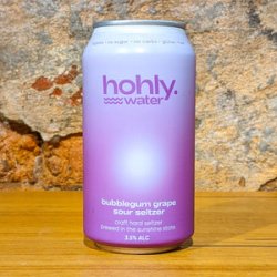 Hohly Water, Bubblegum Grape Seltzer, 375ml - My Beer Dealer