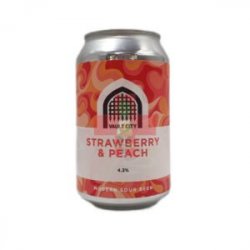 Vault City Brewing  Strawberry & Peach 33cl - Beermacia