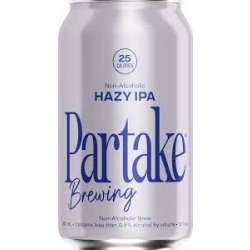 Partake Hazy IPA Non Alcoholic 6 pack12 oz cans - Beverages2u