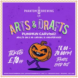 Arts & Drafts: Pumpkin Carving @ Phantom, Reading - Phantom Brewing Co.