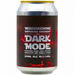 Nerd Brewing x Emperor's Brewery - Dark Mode - Left Field Beer