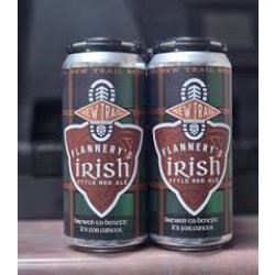 New Trail Flannery Irish Red Ale 24 pack16 oz cans - Beverages2u