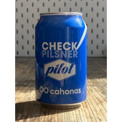 Pilot Check Pilsner X Cahonas