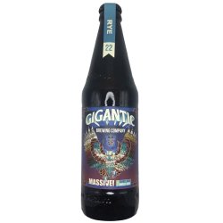 Gigantic Brewing Company Massive Rye Barrel Aged 2022