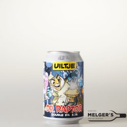 Uiltje  Dr. Raptor V2.0 Imperial IPA 33cl Blik SB - Melgers