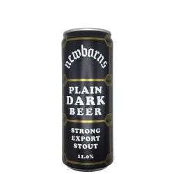 Newbarns Brewery  Plain Dark Beer