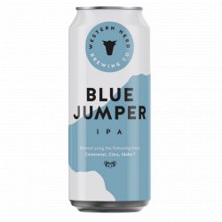 Western Herd- Blue Jumper IPA 6% ABV 440ml Can - Martins Off Licence