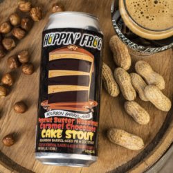 Hoppin’ Frog  Peanut Butter Hazelnut Caramel Chocolate Cake [8% Barrel Aged Stout] - Red Elephant