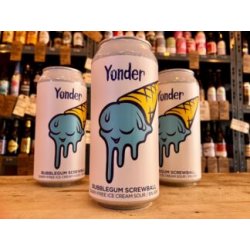 Yonder  Bubblegum Screwball  Dairy-Free Mango & Strawberry Ice Cream Sour - Wee Beer Shop