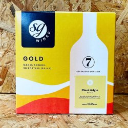 SG Wines (Solomon Grundy) Gold - Pinot Grigio - 7 Day White Wine Kit - 30 Bottle - Brewbitz Homebrew Shop