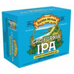 Sierra Nevada Califonia IPA12x355ML Can Pack - Drink Store