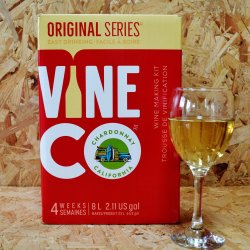 Vine Co Original Series - Chardonnay California - 30 Bottle White Wine Kit - Brewbitz Homebrew Shop