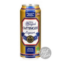 Bia Oettinger Lager Export 5.4% – Lon 500ml – Thùng 24 Lon - First Beer – Bia Nhập Khẩu Giá Sỉ