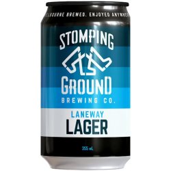 Stomping Ground Laneway Lager 355ml - BoozeBud