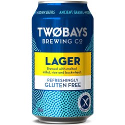 Two Bays Brewing Co. Refreshingly Gluten Free Lager 375ml - BoozeBud