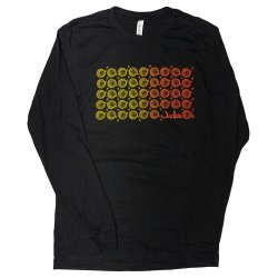 Jackie O’s Black Gradient Barrel Long Sleeve Shirt - Jackie O’s Brewery