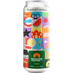 Mountain Culture Tropical London (Mosaic, Idaho-7, Citra, HBC 586) IPA   - Quality Drops Craft Beer