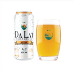 Da Lat Cider House Apple (Nước táo lên men) 4,6% – lon 330ml – Thùng 12 lon - BIA NHẬP ĐÀ NẴNG