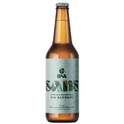 SANS IPA SIN ALCOHOL 355 ML - Cebada Malteada