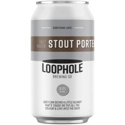 Loophole Saltwater Stout Porter 375ml - BoozeBud