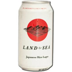 Land & Sea Japanese Rice Lager Beer 375ml - BoozeBud