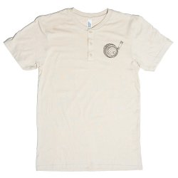 Jackie O’s Tan Barrel Henley Shirt - Jackie O’s Brewery