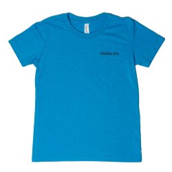 Jackie O’s Youth Blue Barrel Character Shirt - Jackie O’s Brewery