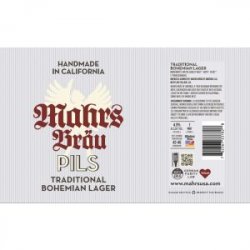 Mahrs Bräu Pils 16oz can - Bine & Vine