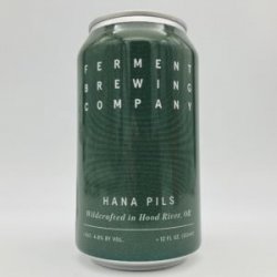 Ferment Hana Japanese Rice Pilsner Cans - Bottleworks