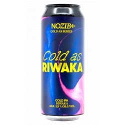 NOZIB Special Brews COLD AS RIWAKA Cold IPA