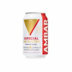 Cerveza Ambar Lager especial sin gluten lata 33 cl. - Carrefour España