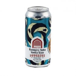 Vault City Brewing Blackberry Tonka Vanilla Glaze Doughnut