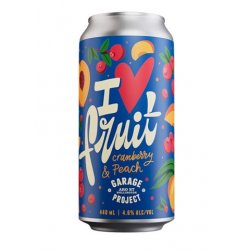 Garage Project I Heart Fruit Cranberry & Peach Sour 440mL - The Hamilton Beer & Wine Co